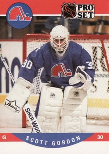 #634 Scott Gordon - Quebec Nordiques - 1990-91 Pro Set Hockey