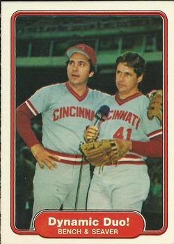 #634 Johnny Bench / Tom Seaver - Cincinnati Reds - 1982 Fleer Baseball