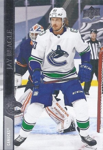 #634 Jay Beagle - Vancouver Canucks - 2020-21 Upper Deck Hockey