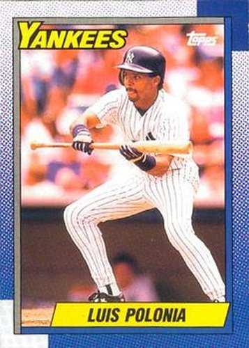 #634 Luis Polonia - New York Yankees - 1990 O-Pee-Chee Baseball