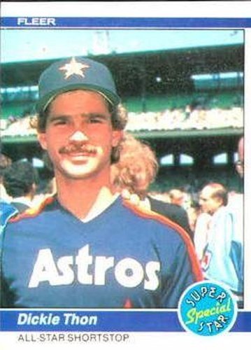 #634 Dickie Thon - Houston Astros - 1984 Fleer Baseball