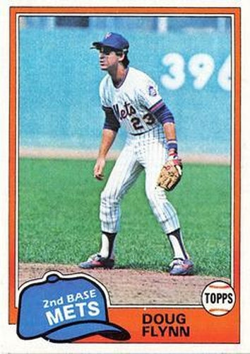 #634 Doug Flynn - New York Mets - 1981 Topps Baseball