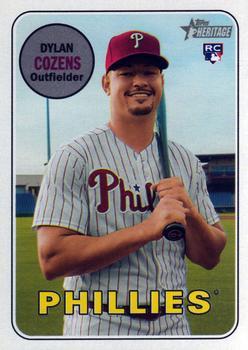#634 Dylan Cozens - Philadelphia Phillies - 2018 Topps Heritage Baseball