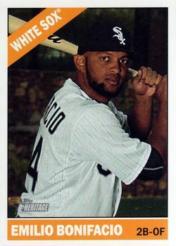 #634 Emilio Bonifacio - Chicago White Sox - 2015 Topps Heritage Baseball