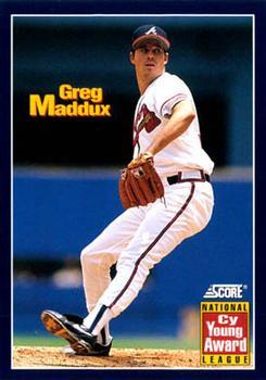 #634 Greg Maddux - Atlanta Braves -1994 Score Baseball