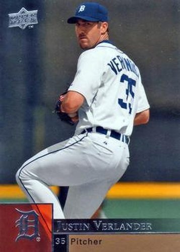 #634 Justin Verlander - Detroit Tigers - 2009 Upper Deck Baseball