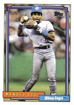 #634 Manuel Lee - Toronto Blue Jays - 1992 Topps Baseball
