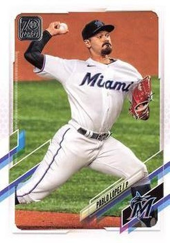 #634 Pablo Lopez - Miami Marlins - 2021 Topps Baseball