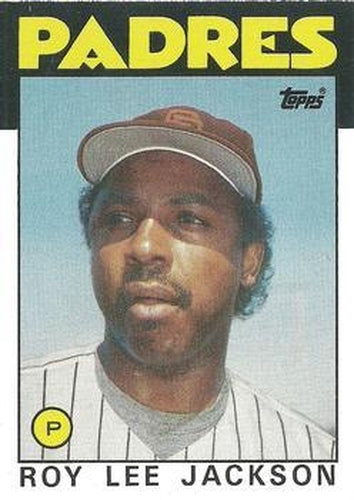 #634 Roy Lee Jackson - San Diego Padres - 1986 Topps Baseball