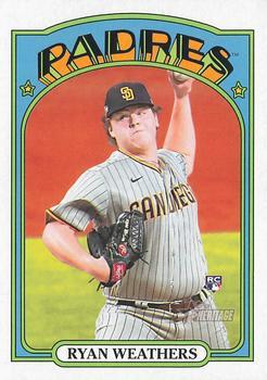 #634 Ryan Weathers - San Diego Padres - 2021 Topps Heritage Baseball