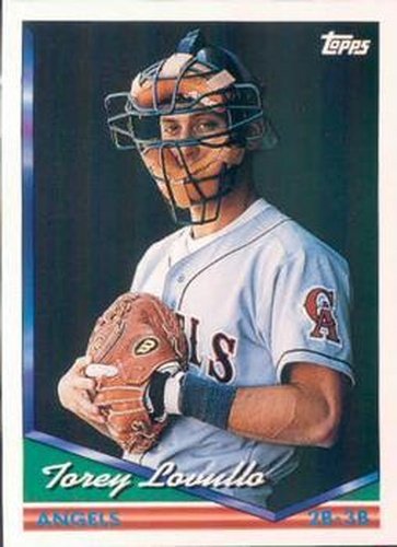 #634 Torey Lovullo - California Angels - 1994 Topps Baseball