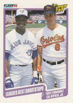 #634 Tony Fernandez / Cal Ripken Jr. - Toronto Blue Jays / Baltimore Orioles - 1990 Fleer USA Baseball