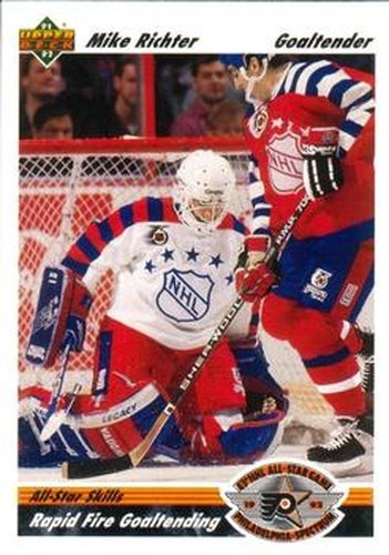 #634 Mike Richter - New York Rangers - 1991-92 Upper Deck Hockey