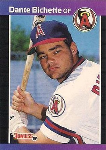 #634 Dante Bichette - California Angels - 1989 Donruss Baseball