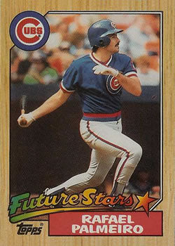 #634 Rafael Palmeiro - Chicago Cubs - 1987 Topps Baseball