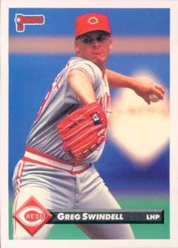 #634 Greg Swindell - Cincinnati Reds - 1993 Donruss Baseball