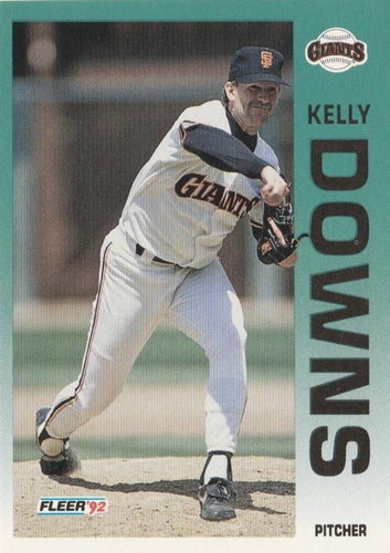 #634 Kelly Downs - San Francisco Giants - 1992 Fleer Baseball
