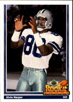 #634 Alvin Harper - Dallas Cowboys - 1991 Upper Deck Football