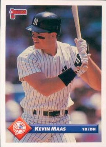 #635 Kevin Maas - New York Yankees - 1993 Donruss Baseball