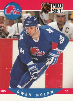 #635 Owen Nolan - Quebec Nordiques - 1990-91 Pro Set Hockey