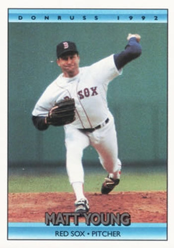 #635 Matt Young - Boston Red Sox - 1992 Donruss Baseball