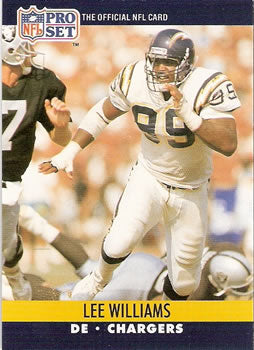 #635 Lee Williams - San Diego Chargers - 1990 Pro Set Football