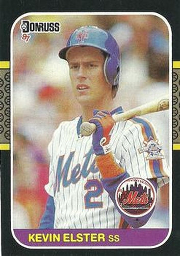 #635 Kevin Elster - New York Mets - 1987 Donruss Baseball