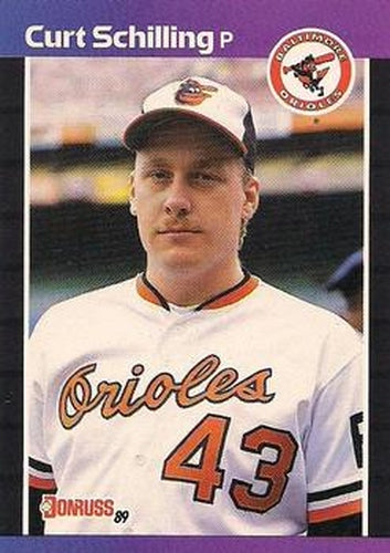 #635 Curt Schilling - Baltimore Orioles - 1989 Donruss Baseball