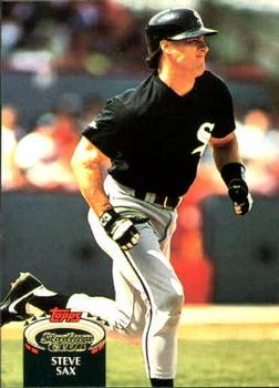 #635 Steve Sax - Chicago White Sox - 1992 Stadium Club Baseball