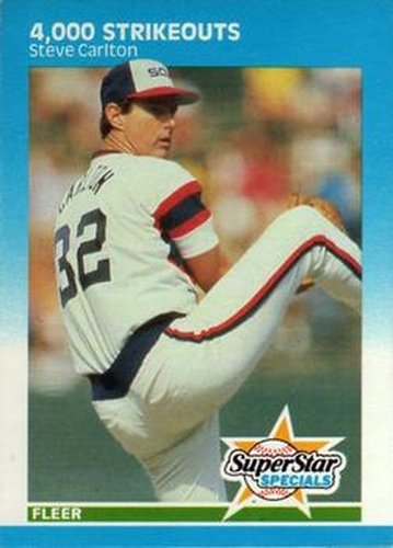 #635 Steve Carlton - Chicago White Sox - 1987 Fleer Baseball