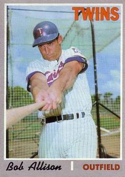 #635 Bob Allison - Minnesota Twins - 1970 Topps Baseball