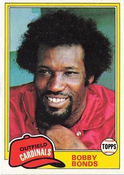 #635 Bobby Bonds - St. Louis Cardinals - 1981 Topps Baseball