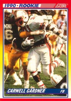 #635 Carwell Gardner - Louisville Cardinals / Buffalo Bills - 1990 Score Football