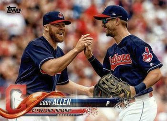 #635 Cody Allen - Cleveland Indians - 2018 Topps Baseball