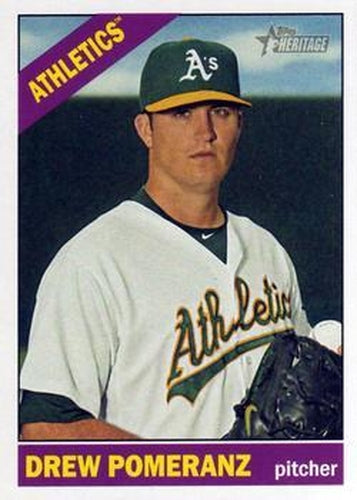 #635 Drew Pomeranz - Oakland Athletics - 2015 Topps Heritage Baseball