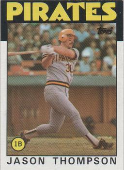 #635 Jason Thompson - Pittsburgh Pirates - 1986 Topps Baseball