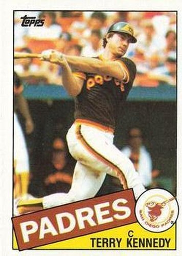 #635 Terry Kennedy - San Diego Padres - 1985 Topps Baseball