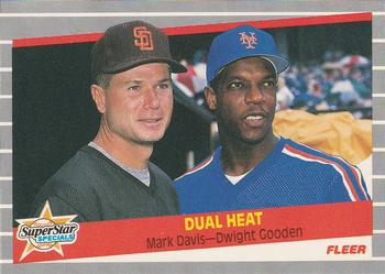 #635 Mark Davis / Dwight Gooden - San Diego Padres / New York Mets - 1989 Fleer Baseball