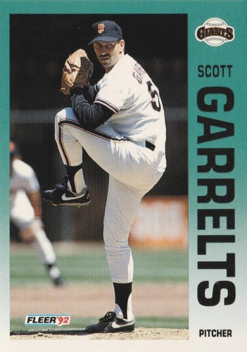#636 Scott Garrelts - San Francisco Giants - 1992 Fleer Baseball