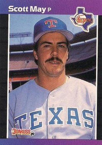 #636 Scott May - Texas Rangers - 1989 Donruss Baseball