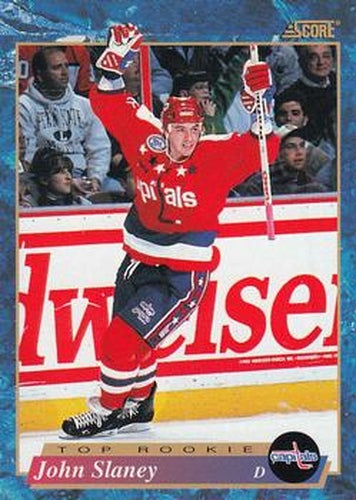 #636 John Slaney - Washington Capitals - 1993-94 Score Canadian Hockey