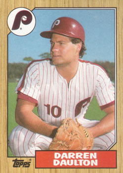 #636 Darren Daulton - Philadelphia Phillies - 1987 Topps Baseball