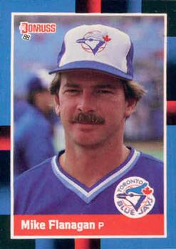 #636 Mike Flanagan - Toronto Blue Jays - 1988 Donruss Baseball