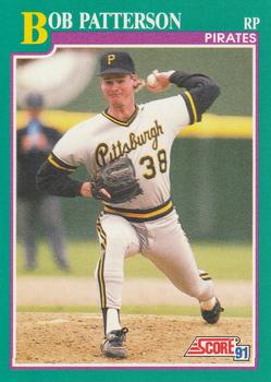 #636 Bob Patterson - Pittsburgh Pirates - 1991 Score Baseball