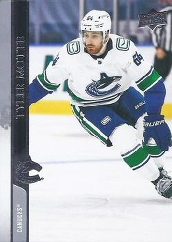 #636 Tyler Motte - Vancouver Canucks - 2020-21 Upper Deck Hockey