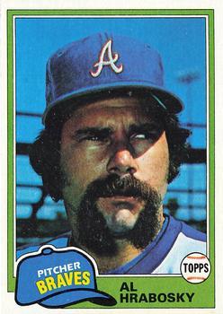 #636 Al Hrabosky - Atlanta Braves - 1981 Topps Baseball