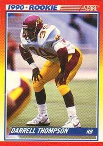 #636 Darrell Thompson - Minnesota Golden Gophers / Green Bay Packers - 1990 Score Football