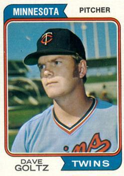 #636 Dave Goltz - Minnesota Twins - 1974 Topps Baseball