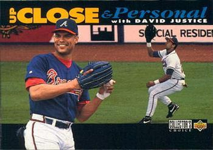 #636 David Justice - Atlanta Braves - 1994 Collector's Choice Baseball