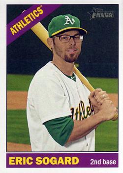 #636 Eric Sogard - Oakland Athletics - 2015 Topps Heritage Baseball